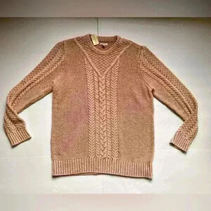 Women’s LL Bean Signature Cotton Fisherman Sweater Size XL